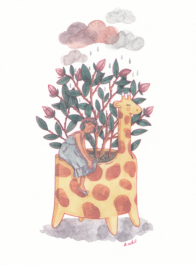 Rosy Giraffe